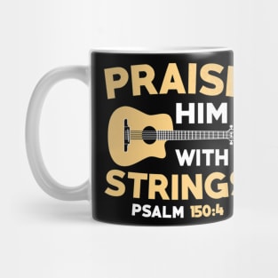 Church Guitar Bass Jesus Christ Mug